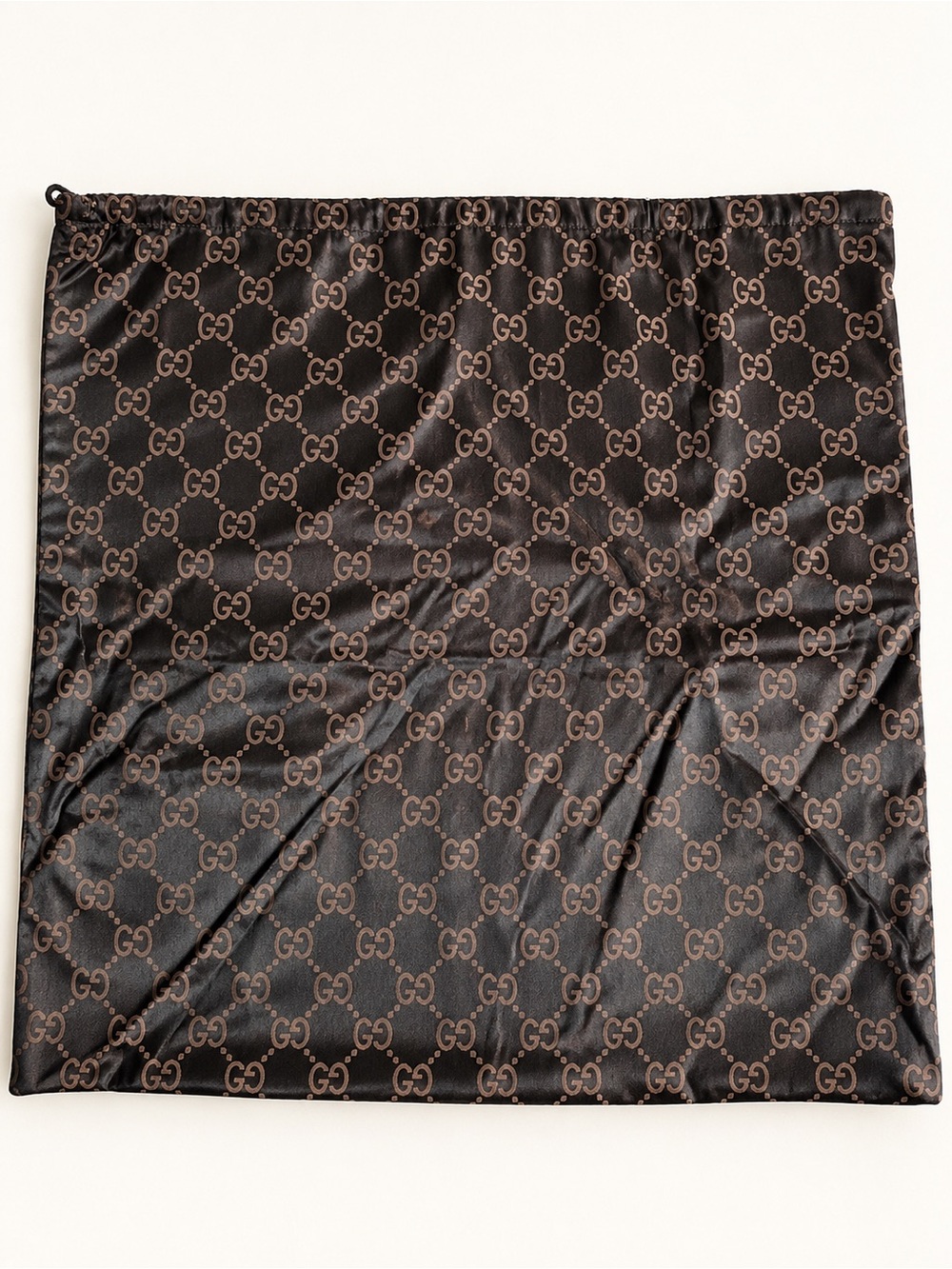 Gucci Authentic GG Monogram Drawstring Dust Bag 19x19